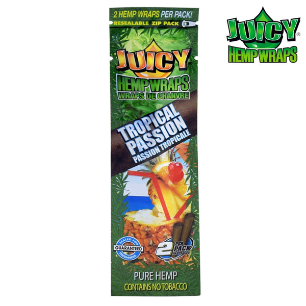 Juicy (Juicy Jays) Hemp Wraps - Tropical Passion 2/pack - SmokeTime