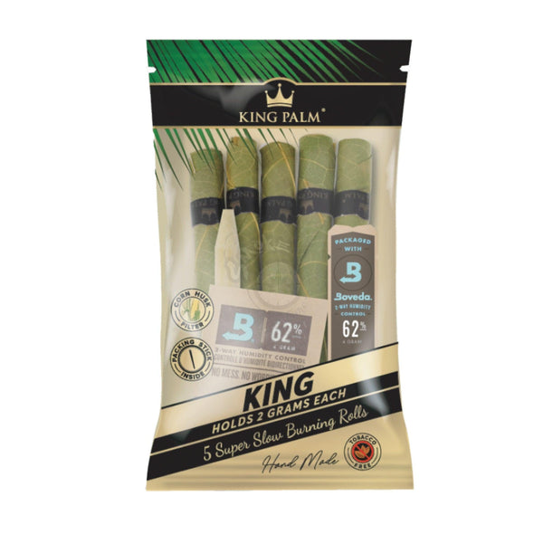 King Palm Wraps King Size 5/pack - SmokeTime
