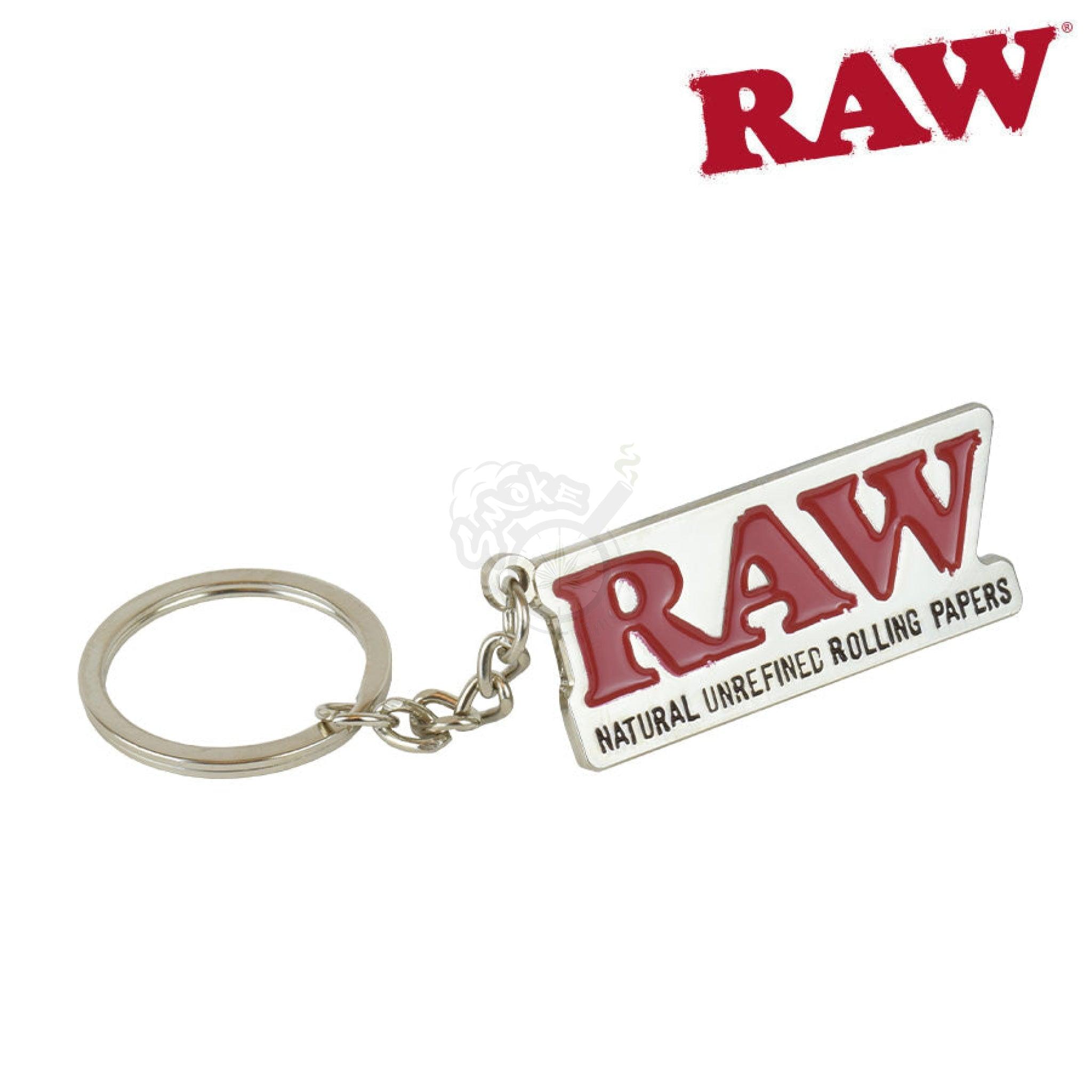 Raw Logo Metal Keychain Smoketime