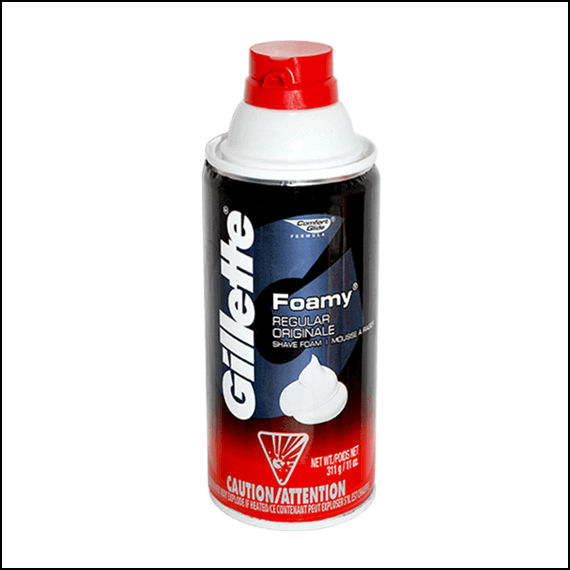 Gillette Foamy Shaving Cream Stash Can - 311g