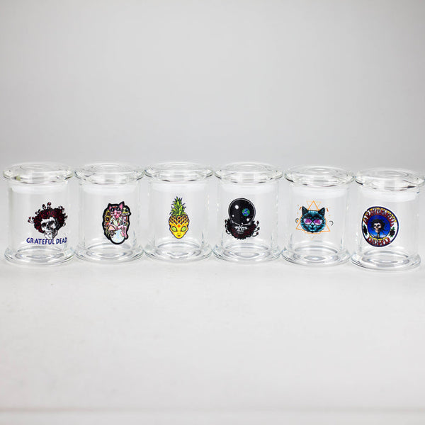 56mm Airtight Glass Storage Jar - Assorted Only