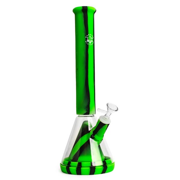 LIT® Silicone  14" Glass Chamber Beaker Perc Tube (TS156)