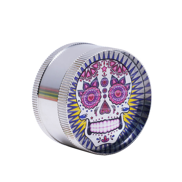 52mm 3PCS SKULL GRINDER - ASSORTED DESIGNS ONLY (HX024FC)