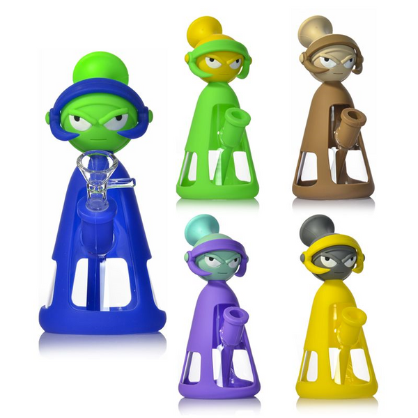 7'' Silicone water Pipe Galactic Soldier (SRS1032)