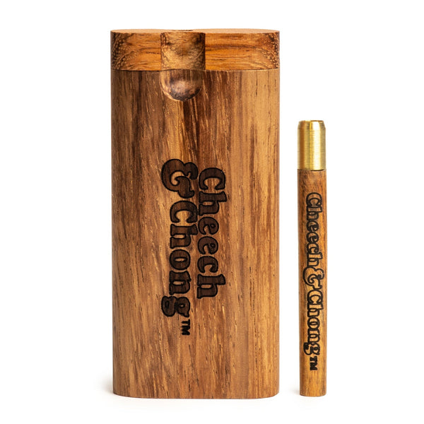 Cheech & Chong® Glass Regular Twist Dugout (Assorted Wood Grains) (CCD4000)
