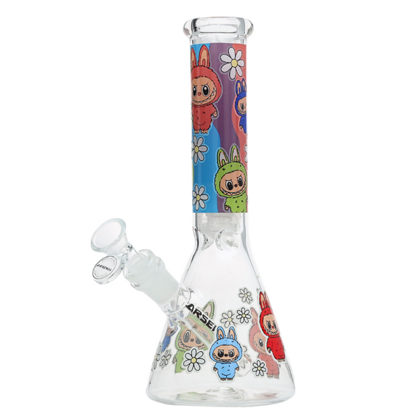 10" Arsenal Cute Monster Beaker Bong - Assorted (AR-CMBB-1004)
