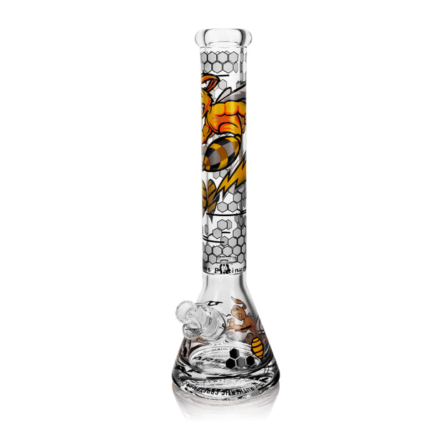 16.5" Arsenal Angry Bee Glass Bong (ES23195)