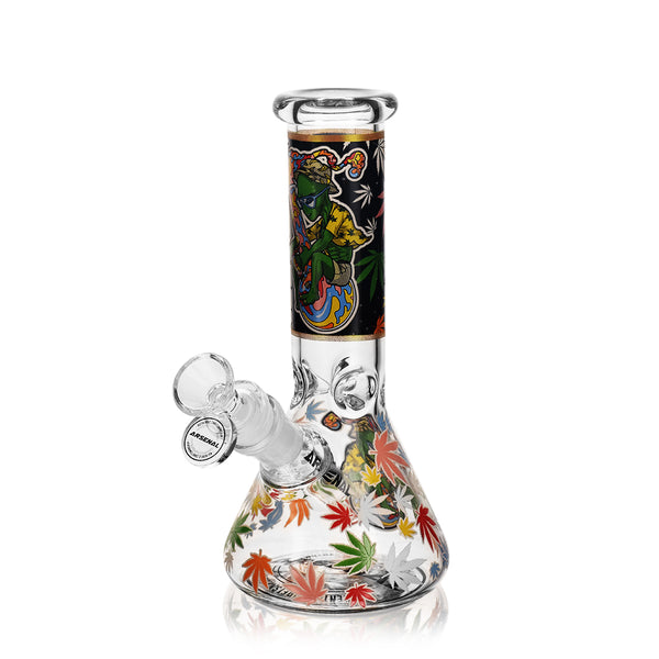 8" 4mm Arsenal Stoner Alien Bong - Assorted (ES23411)