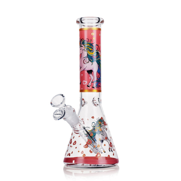 10" Arsenal Mystic Unicorn Beaker Bong (Assorted)