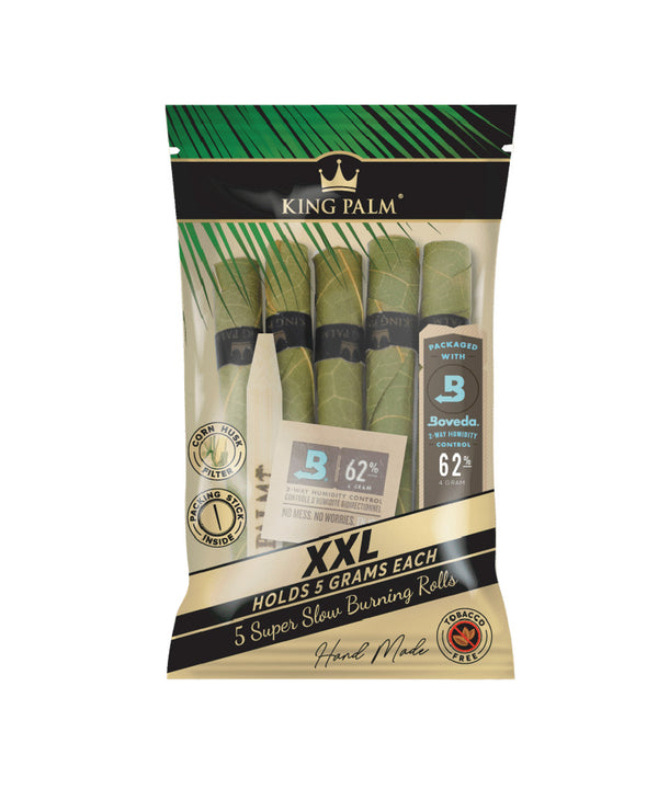 King Palm Hand Rolled Leaf - XXL Pre-Roll Cone 5pk