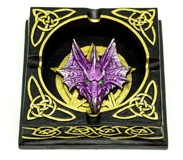 Ashtray - 4.5" Celtic Dragon