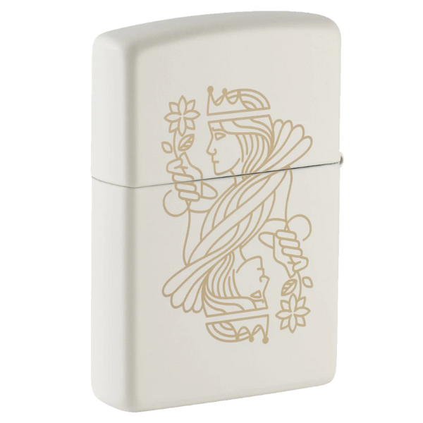 ZIPPO KING QUEEN DESIGN