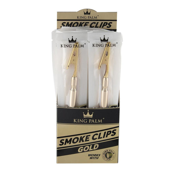 Roach Clips King Palm Extendable Gold