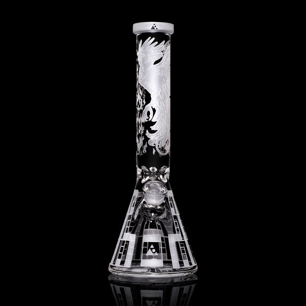 15″ Milkyway Glass Phoenix Prison Beaker (MK-008)