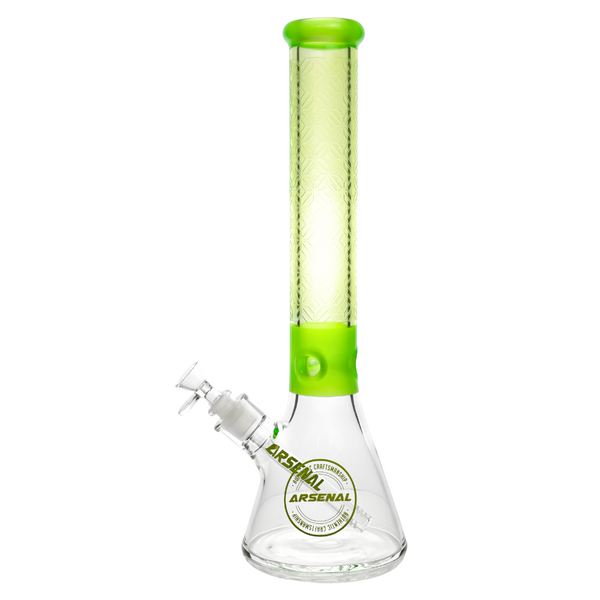 16" Arsenal Patterned Colored Tube Bong (LG-310)