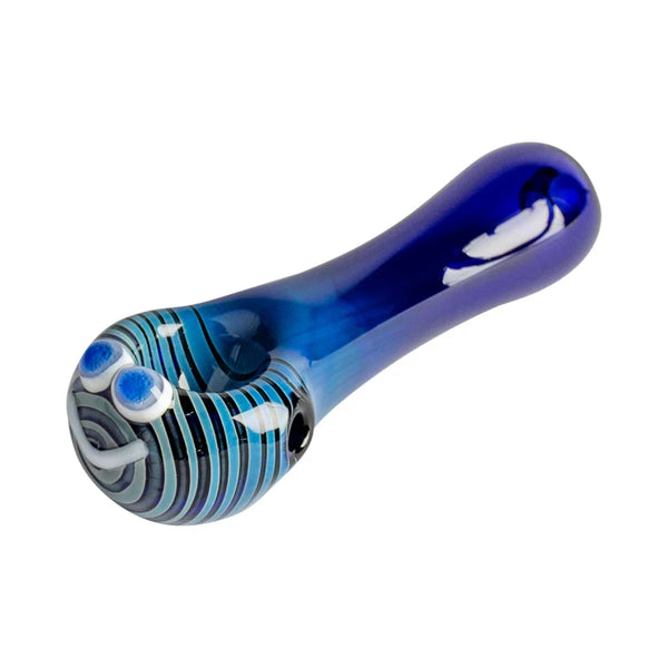 Red Eye Glass® 3" Happy Face Hand Pipe (429)