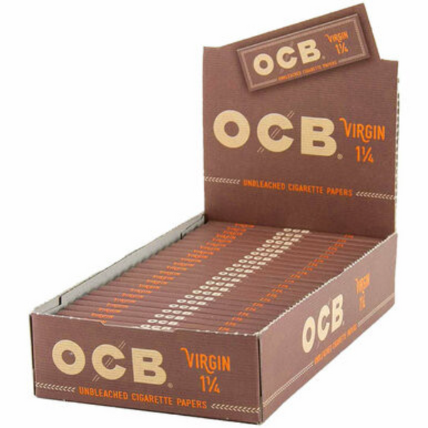 OCB Virgin Unbleached 1-1/4 Size 50/pack