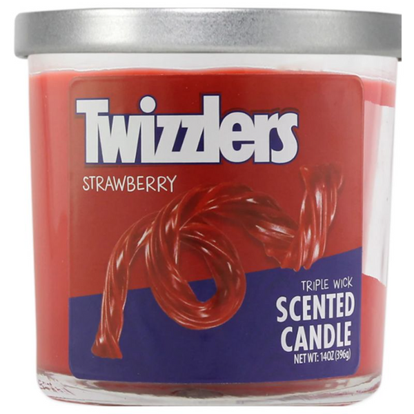 Candle Twizzlers Strawberry  - Available in 3oz and 14oz