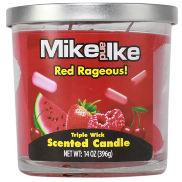 Candle Mike & Ike Red Rageous - Available in 3oz and 14oz