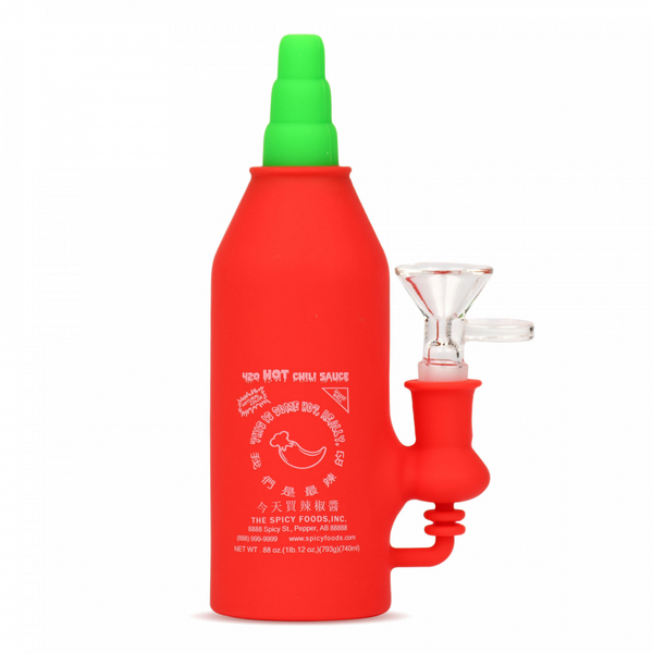 6.5” Hot Chili Bottle Water Pipe (TS134)