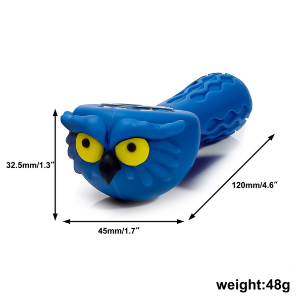 Owl Silicone Handpipe (SRS1022)