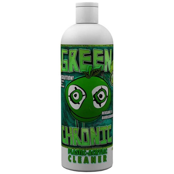 Green Chronic 12oz Bong Cleaner for Glass, Silicone, Acrylic