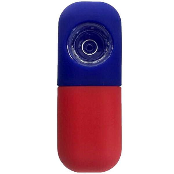 Pill Shaped Silicone Handpipe (SRS539)