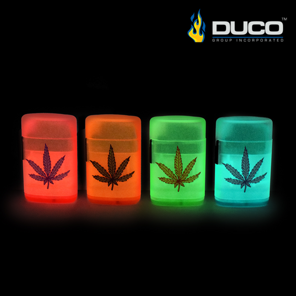 Duco Mega Jet Lighters - Glow In The Dark Leafs