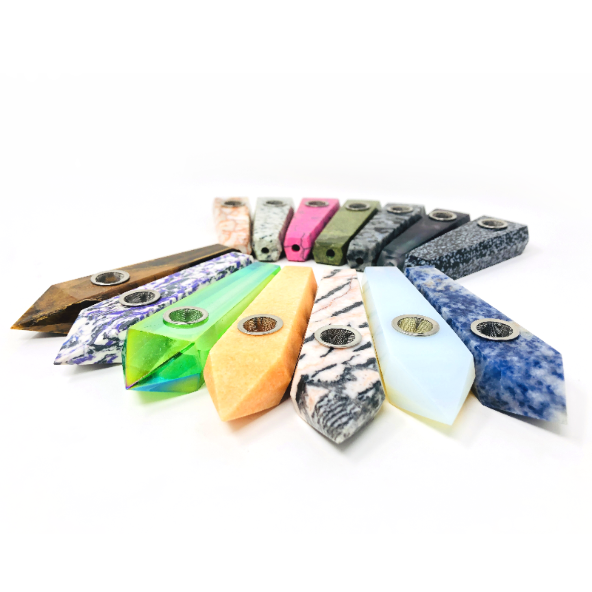 Crystal Hand Pipes - Assorted Styles – SmokeTime
