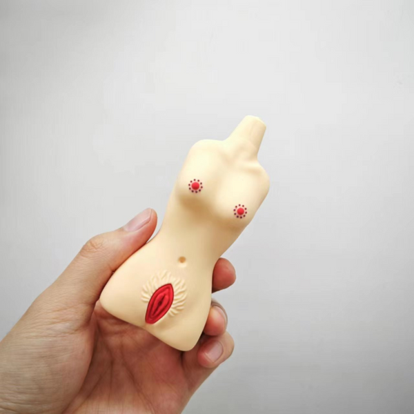 Naked Women Silicone Pipe (HKY-21)