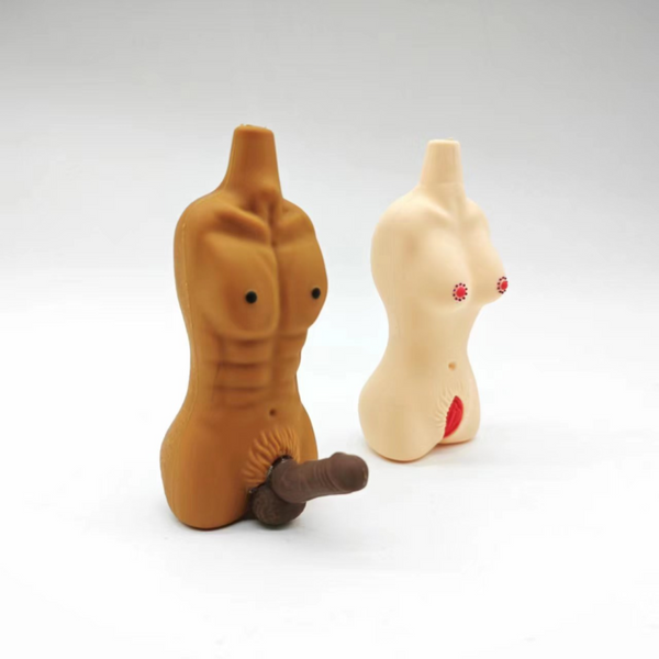 Naked Man Silicone Pipe (HKY-22)