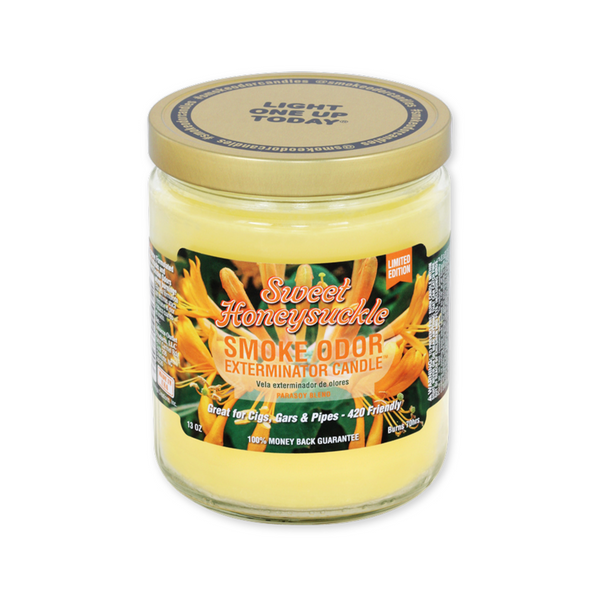 Smoke Odor Exterminator Candle - Sweet Honeysuckle