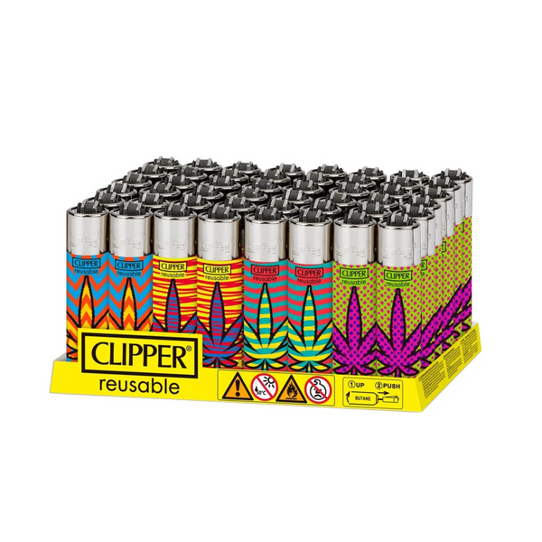 Clipper Colored Leaves Lighters
