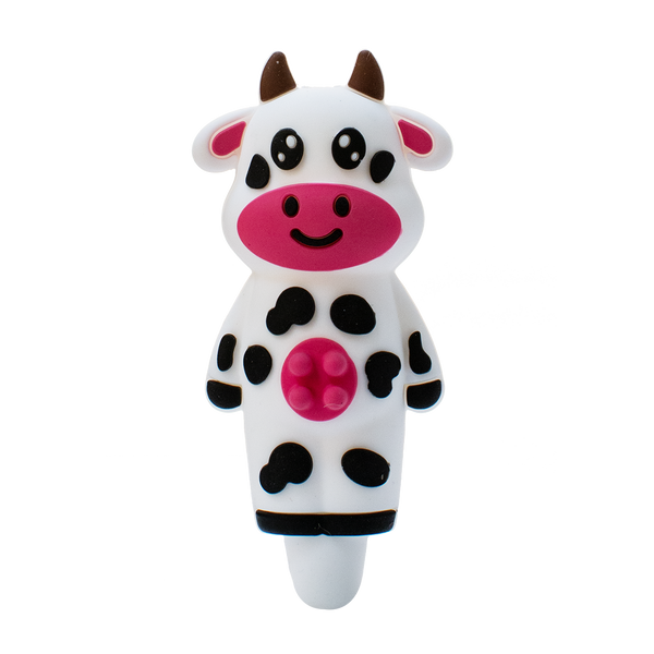 4" Cow Silicone Handpipe (SHP-459)