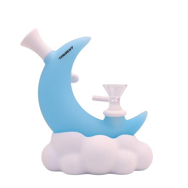 6.5" Arsenal Moonveil Cloud Silicone Bong - Assorted Colours
