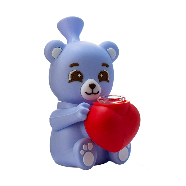 5.7” Bear Silicone Love Bubbler (SWP-1156)
