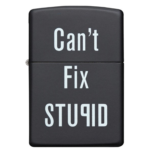 ZIPPO CAN'T FIX STUPID DESIGN