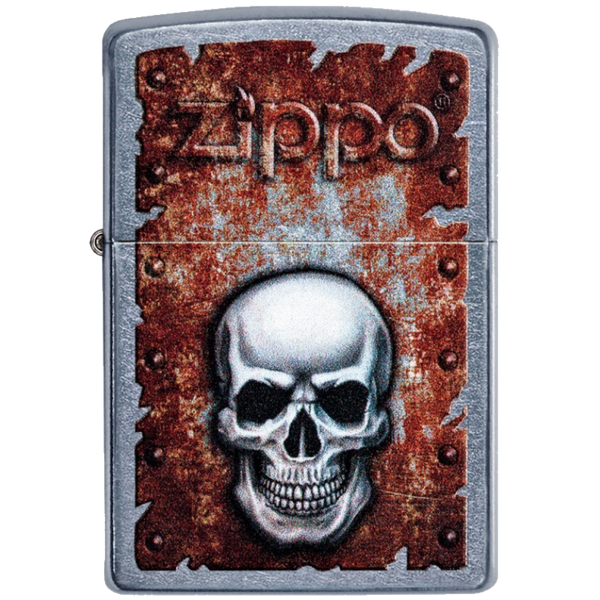 Zippo Rusted Skull Lighter