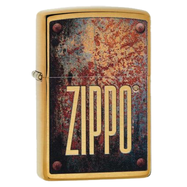 ZIPPO RUSTY PLATE DESIGN