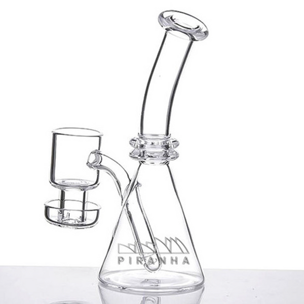 Piranha Quartz Beaker w/ Terp Vacuum Banger Nail