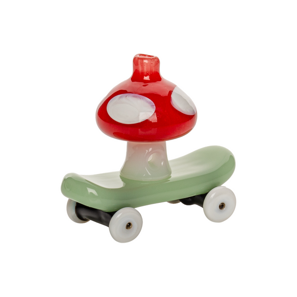 Red Eye Glass® Mushroom Skateboard Carb Cap