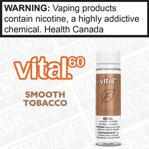 Vital E-Juice - Smooth Tobacco 60ML