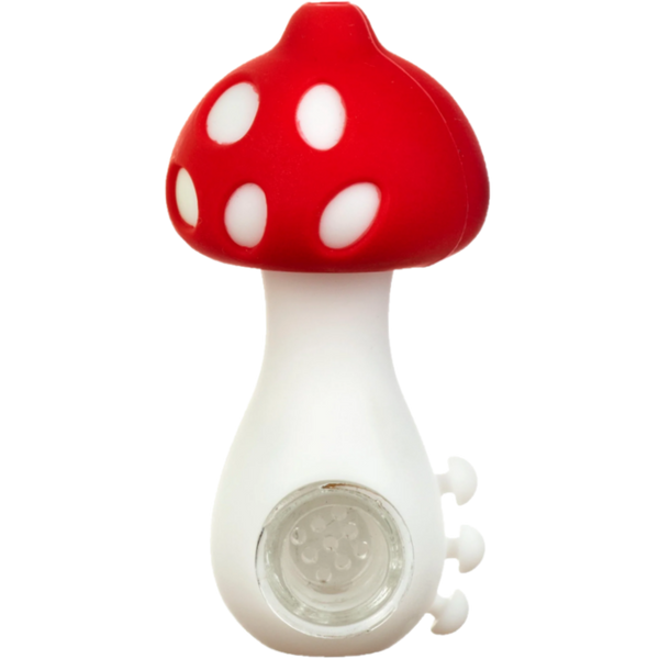 Mushroom Silicone Handpipe (HP033)