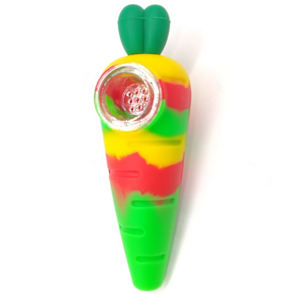 Carrot Silicone Handpipe (HP034)