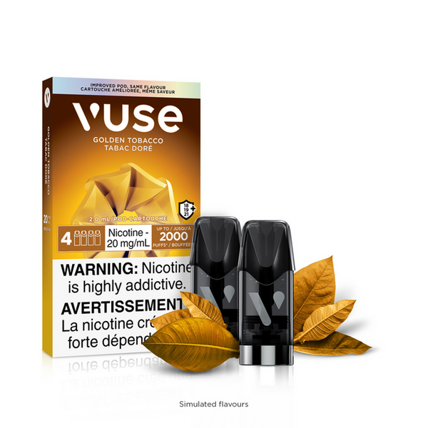 VUSE Golden Tobacco - 20mg/ml 4 pack