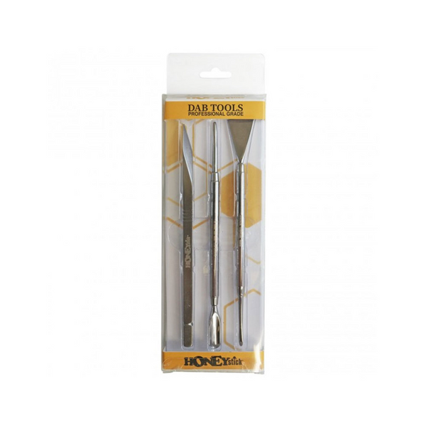 HoneyStick Stainless Steel Dab Tools - Set of 3 (SA5402)