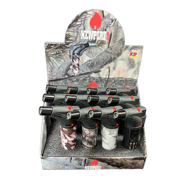 Newport - Single Windproof Torch Lighter 1 Pcs (T589)