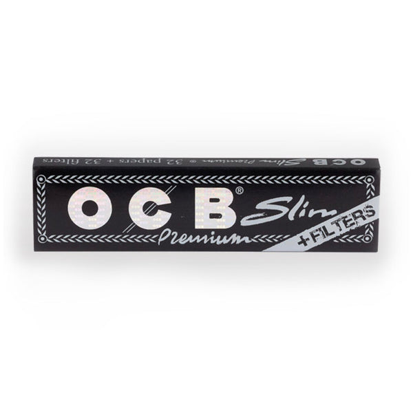 OCB Slim Premium Rolling Papers with Tips