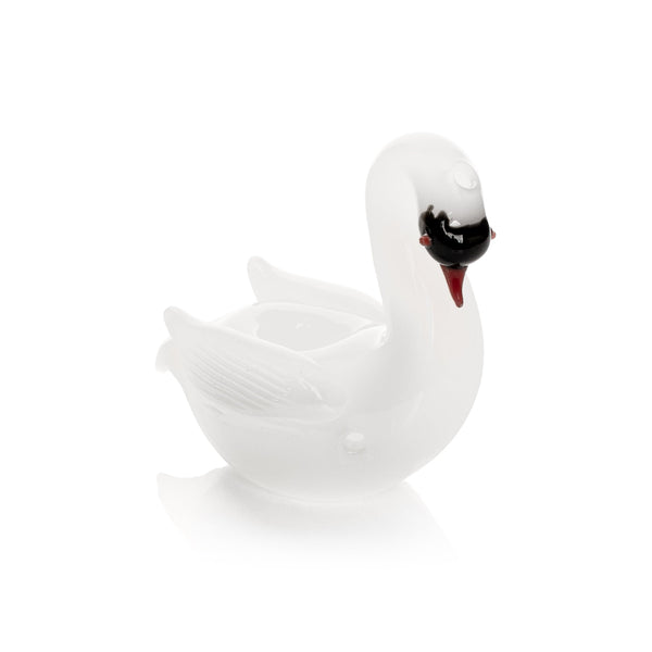 Red Eye Glass® 3" Swan Hand Pipe (3314)