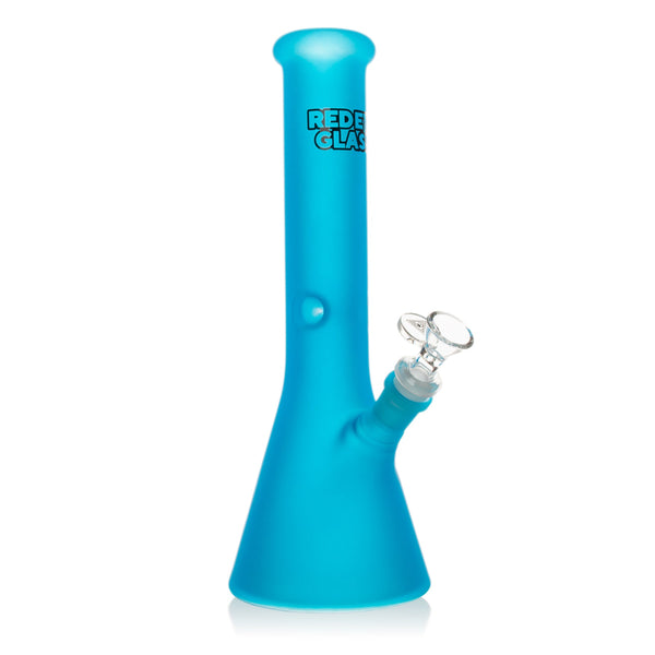 Red Eye Glass®  12" Frosted Beaker Base Water Pipe (REG189)